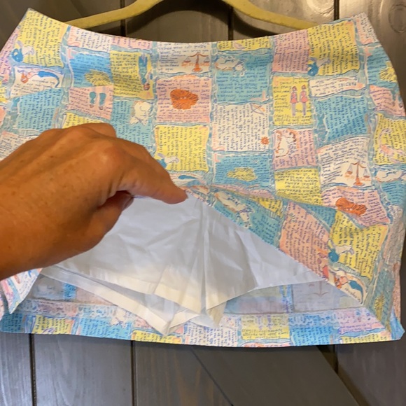 Lilly Pulitzer sz 4 skort “written in the stars” - Picture 2 of 10